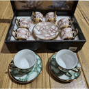 Xícara de café Cerâmica em Porcelana ElegantCafé® - 12 Peças