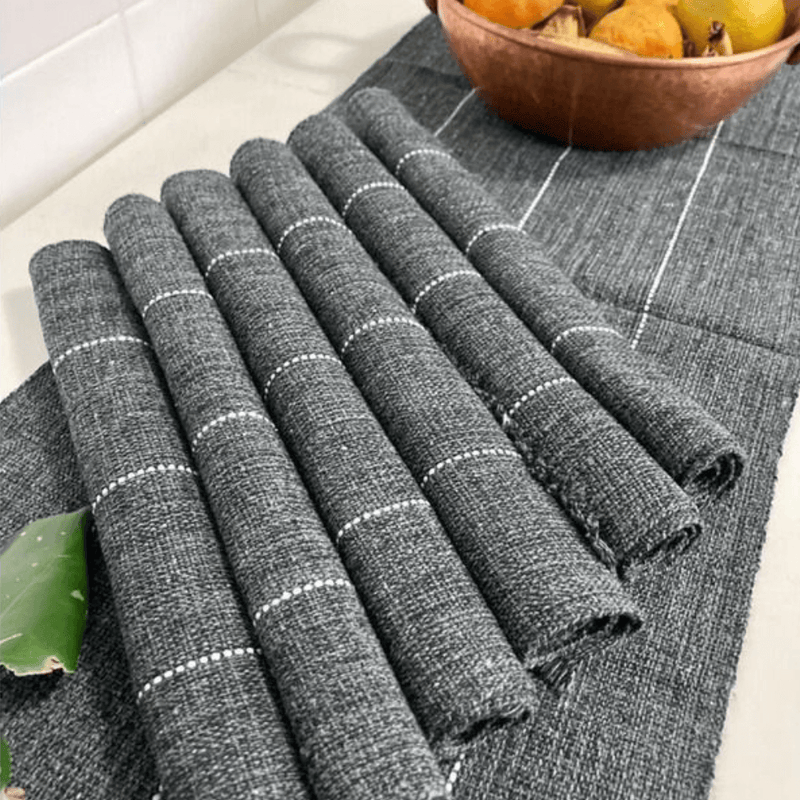 Caminho de Mesa Americano 7 Peças LuxeStyle®