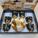 Xícara de café Cerâmica em Porcelana ElegantCafé® - 12 Peças