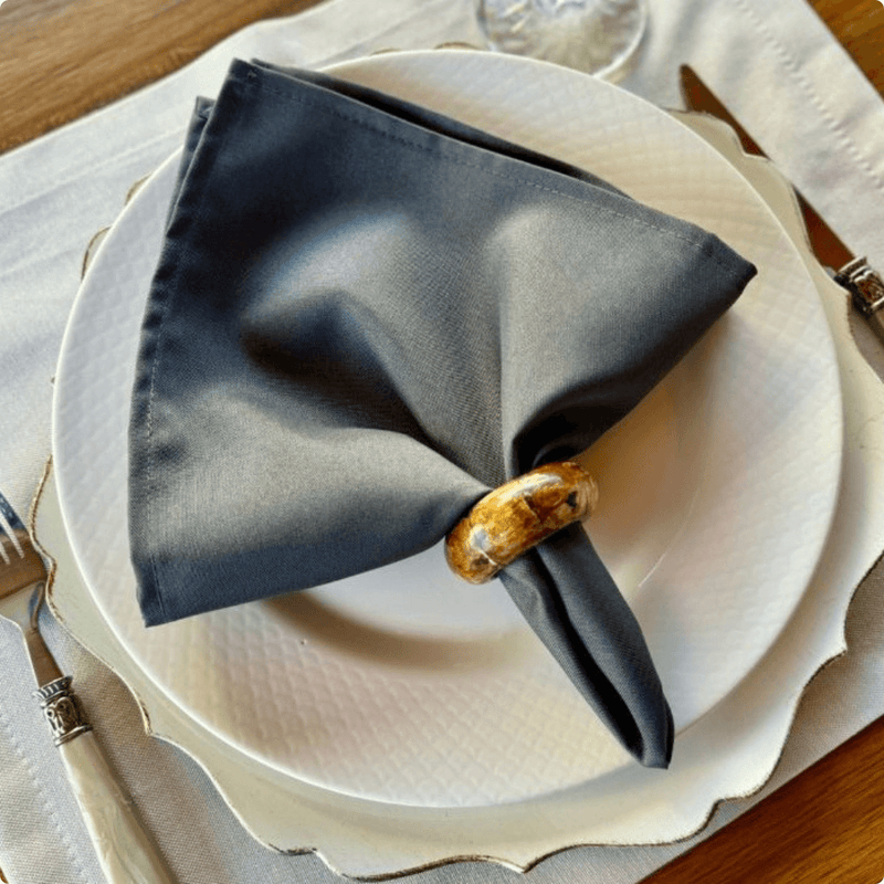 Kit 6 Guardanapos Oxford Premium DiningLuxe®