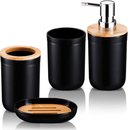 Kit Acessórios Madeira para Banheiro EcoLuxe®