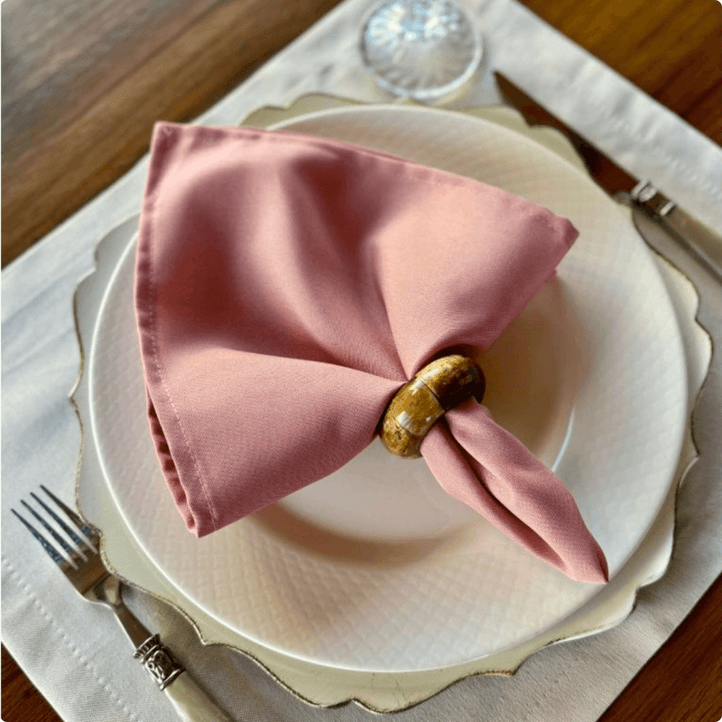 Kit 6 Guardanapos Oxford Premium DiningLuxe®