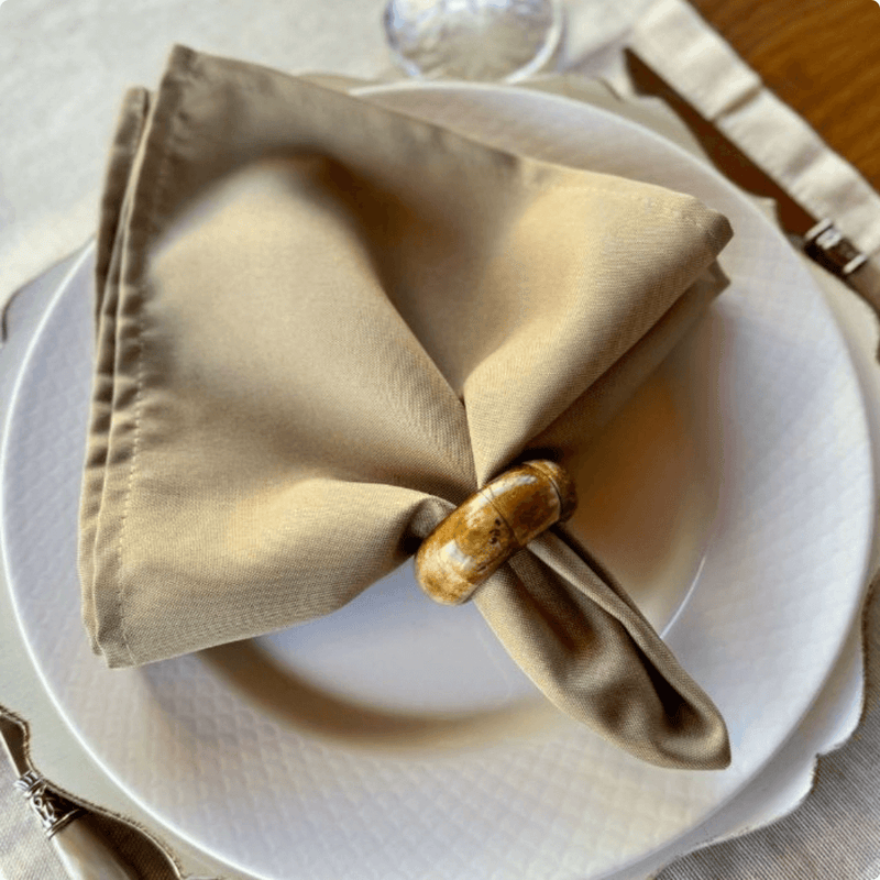 Kit 6 Guardanapos Oxford Premium DiningLuxe®