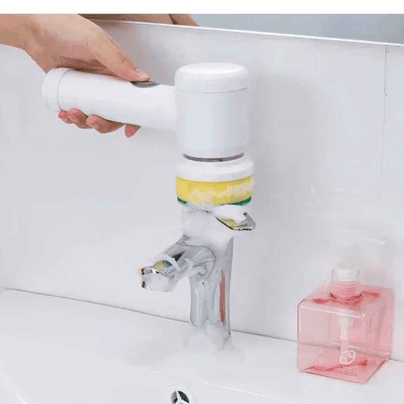 Escova Elétrica de Limpeza 5 em 1 TurboClean™ + 50% OFF + Frete Grátis