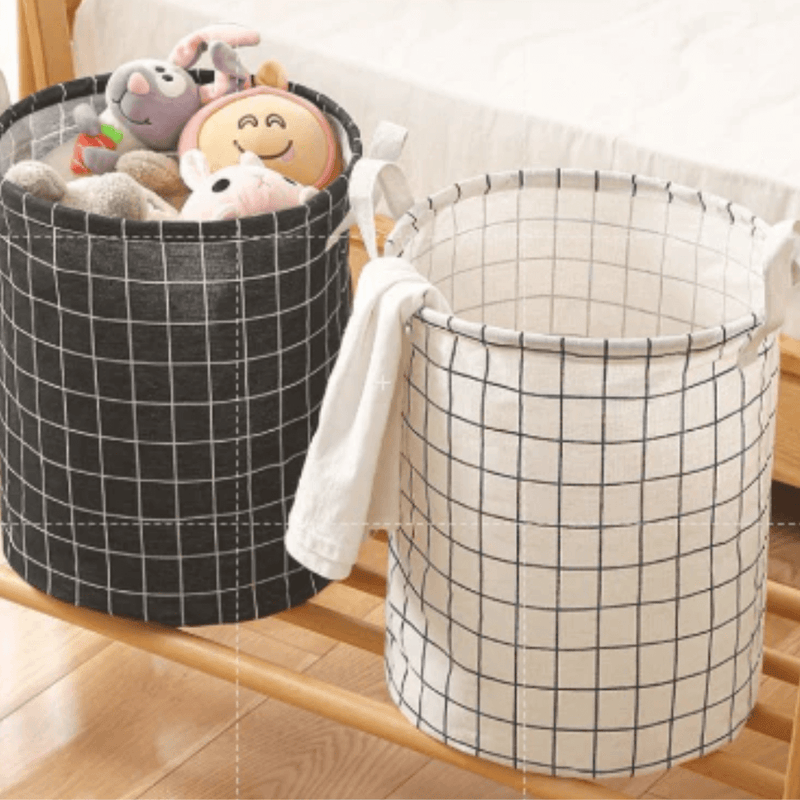 Cesto Organizador de Roupas Dobrável 40L CompactClean®