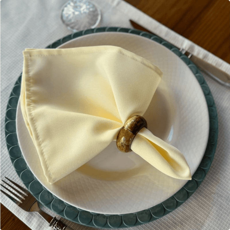 Kit 6 Guardanapos Oxford Premium DiningLuxe®